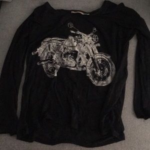 This is a long sleeve vintage havana shirt.